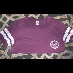 VS PINK SHIRT SIZE LARGE